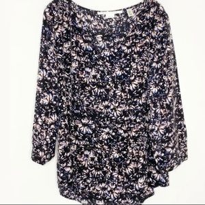 Max studio silk blouse